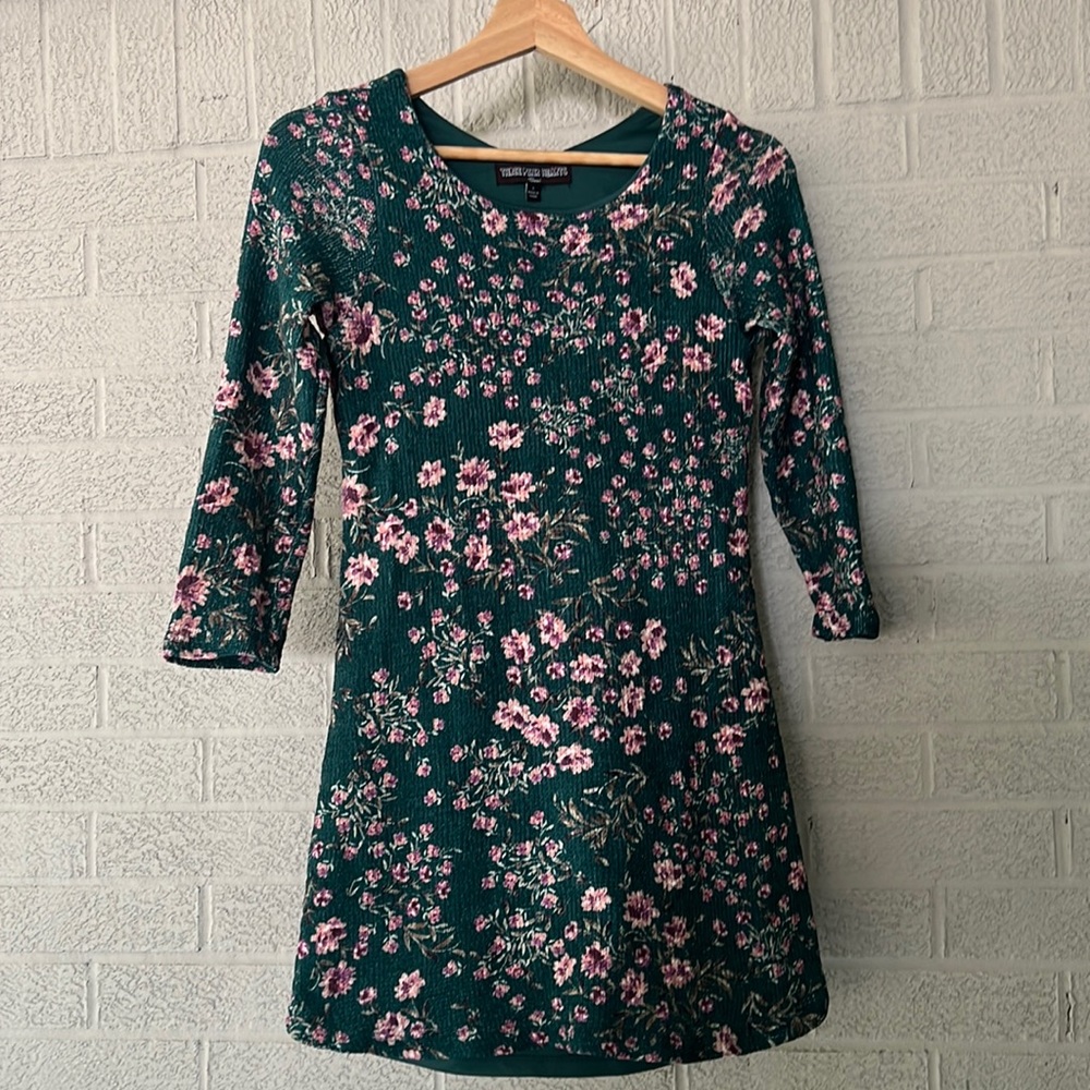 Girls floral print dress